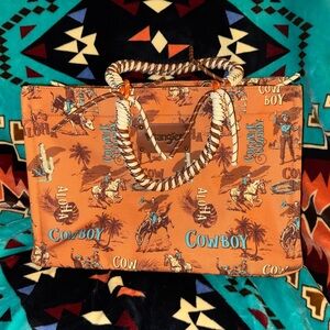 Wrangler Western Orange Tote Bag